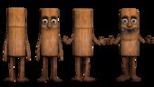 Tung Tung Tung Sahur colaboración con FNAF de italian brainrot