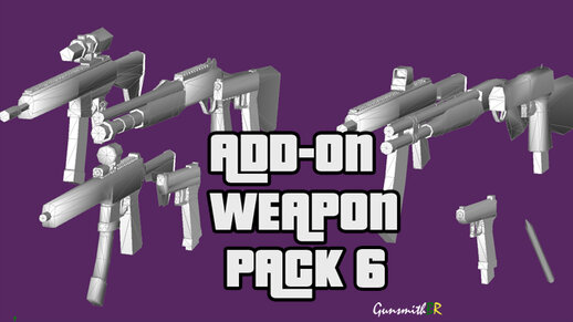Add-On Weapon Pack 6 (SA style)
