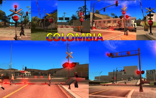 Railroad Crossing Mod Colombia