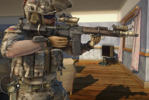 USA DD M4V1 Assault Rifle + Scope