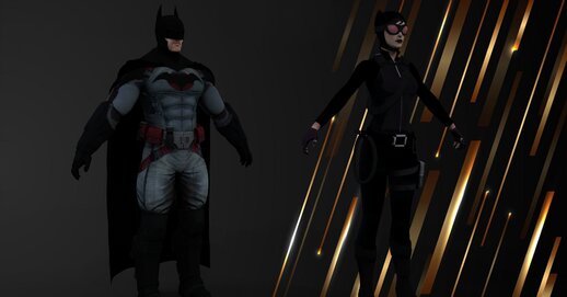 Batman Flashpoint And Catwoman