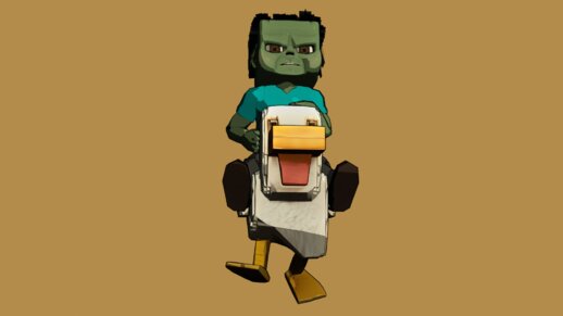 Chicken Jockey Skin [A Minecraft Movie]