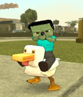 Chicken Jockey Skin [A Minecraft Movie]
