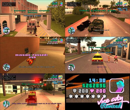 [VC Reviced Savegame] In the beginning with 200% Health & 200% Armor