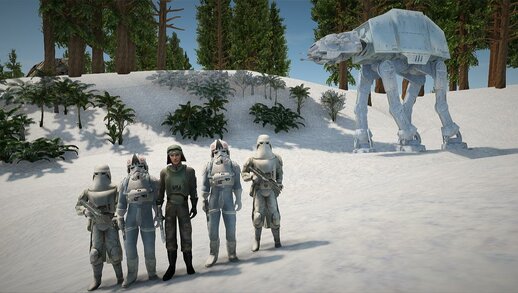 Star Wars - Empire Side Hoth Battle