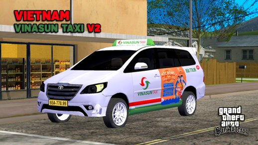 Vietnamese Vinasun Taxi V2 - Xe Taxi Vinasun Việt Nam V2