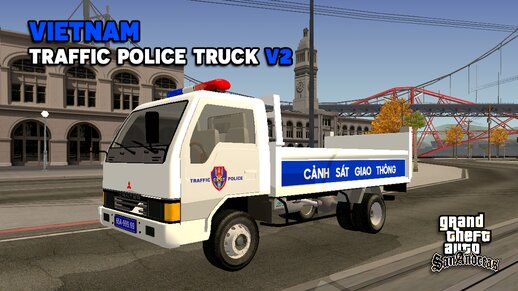 Vietnamese Traffic Police Truck V2 - Xe Tải CSGT Việt Nam V2