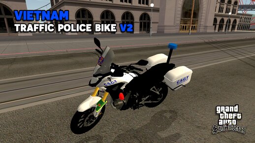 Vietnamese Traffic Police Bike V2 - Xe Máy Cảnh Sát Giao Thông Việt Nam V2