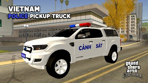 Vietnam Police Pickup Truck - Xe Bán Tải Cảnh Sát Việt Nam