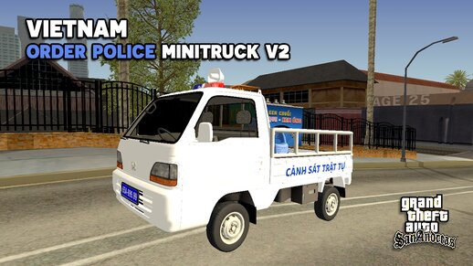 Vietnamese Order Police Mini Truck V2 - Xe Cảnh Sát Trật Tự Việt Nam V2
