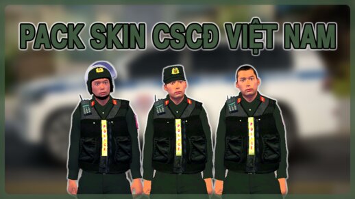 Vietnamese Mobile Police Skin Pack - Pack Skin Cảnh Sát Cơ Động Việt Nam