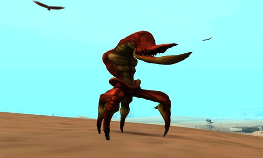 Scrab From Oddworld for GTA SA + MOUTH FLEX