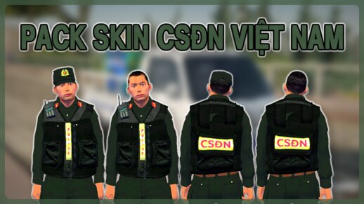 Vietnamese Special Police Skin Pack - Pack Skin Cảnh Sát Đặc Nhiệm Việt Nam