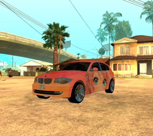 BMW 120i E87 anime style