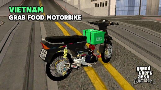 Vietnamese GrabFood Motorbike - Xe Máy GrabFood Việt Nam