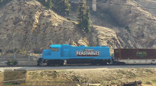 MrBeast Feastables Train
