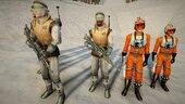 Star Wars - Rebel Soldier Hoth and Pilot