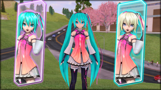 PDFT Hatsune Miku Star Vocalist + Animated Face