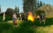 Party Cycling In The Open Air