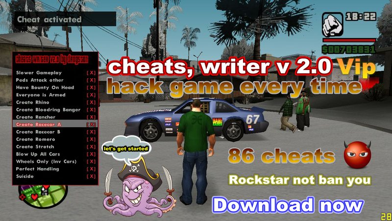 Cheats Writer V2.0 Vip | GTAinside.com