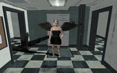 GTA Online Skin Ramdon Female Rubia Halloween Dress Maleficent
