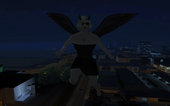 GTA Online Skin Ramdon Female Rubia Halloween Dress Maleficent