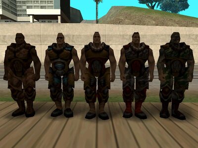 All Male Marines from Quake 2