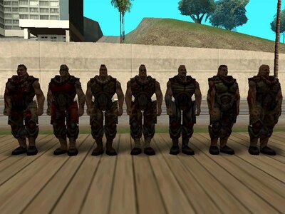 All Male Marines from Quake 2