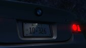 Japanese License Plate (White Album 2/冬馬 かずさ Edition) - anime