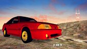 (FIXED Handling) 1993 Ford Mustang GT 5.0 Foxbody Facelift 3rd Gen for Mobile