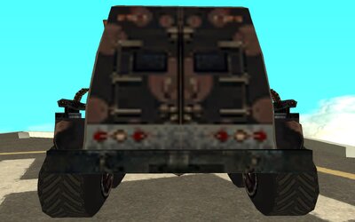 Dark Tooth (combat version) from Twisted Metal: Head On (PSP)