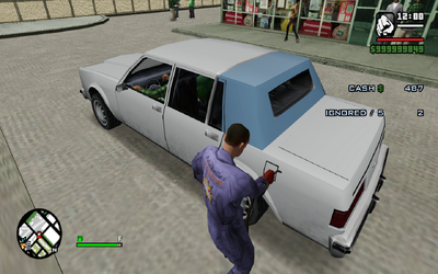 Gasoline Job and Traffic Life situation Gas Station