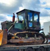1970 T-130 Bulldozer: Serbian Industrial Edition [Yellow RS Plates | Zute RS tablice | Add-On]