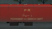 Khyber Mail Post Van ( P.R - Pakistan Railways )