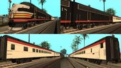 Passenger train EMD F7 Southern Pacific