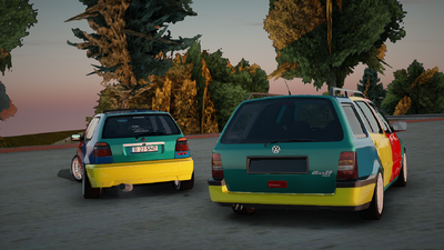 1998 Volkswagen Golf Mk3 Variant Harlequin edition