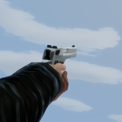 Silver Desert Eagle Mark 1