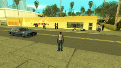GROVE STREET VS BALLAS ATTACK