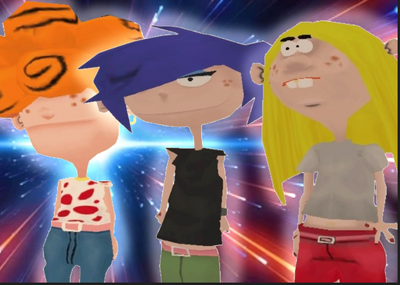 PACK Kankers Sisters from Ed, Edd 'n' Eddy (Lee, Marie and May)/ Las Crueles