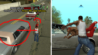 Throwing NPC to Vehicle