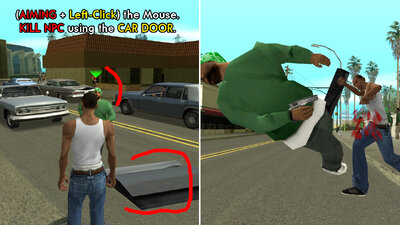 Throwing NPC to Vehicle