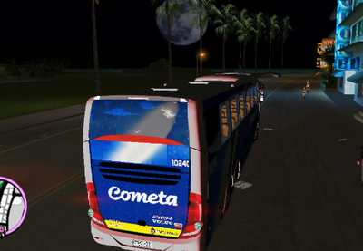 Marcopolo Paradiso 1200 G7 Volvo B12R :: Viação Cometa Halley (GTA VC Port)