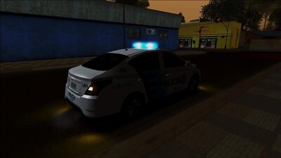 Nissan Versa Buenos Aires Police [LowPoly - IVF]