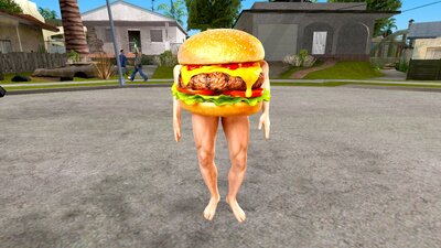 BurgerMan Skin