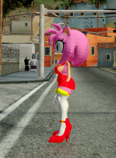 Amy Rose from Sonic The Hedgehog