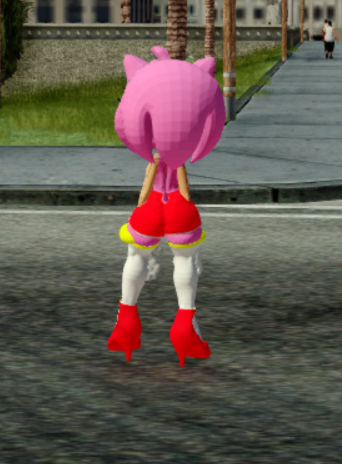 Amy Rose from Sonic The Hedgehog