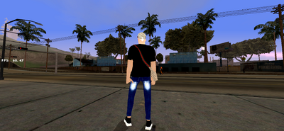 Skin Áo Hổ Kenzo Đeo Túi Chéo For Mobile
