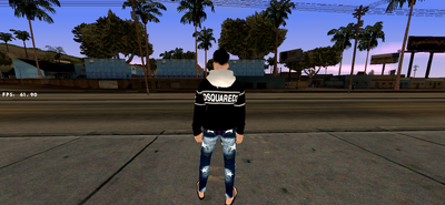 Skin Áo Hoodie Dsquared2 For Mobile